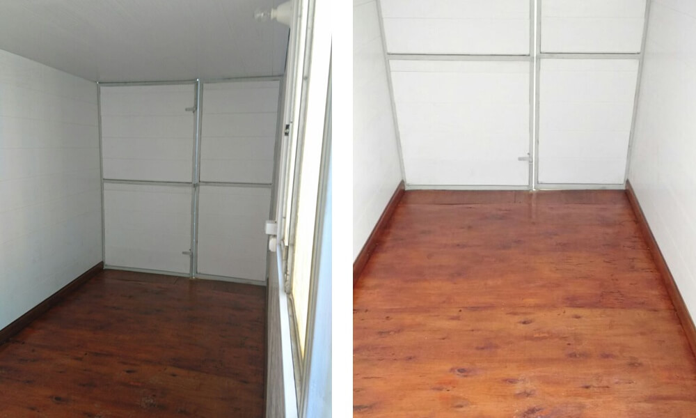 Container obrador habitable con baño interior