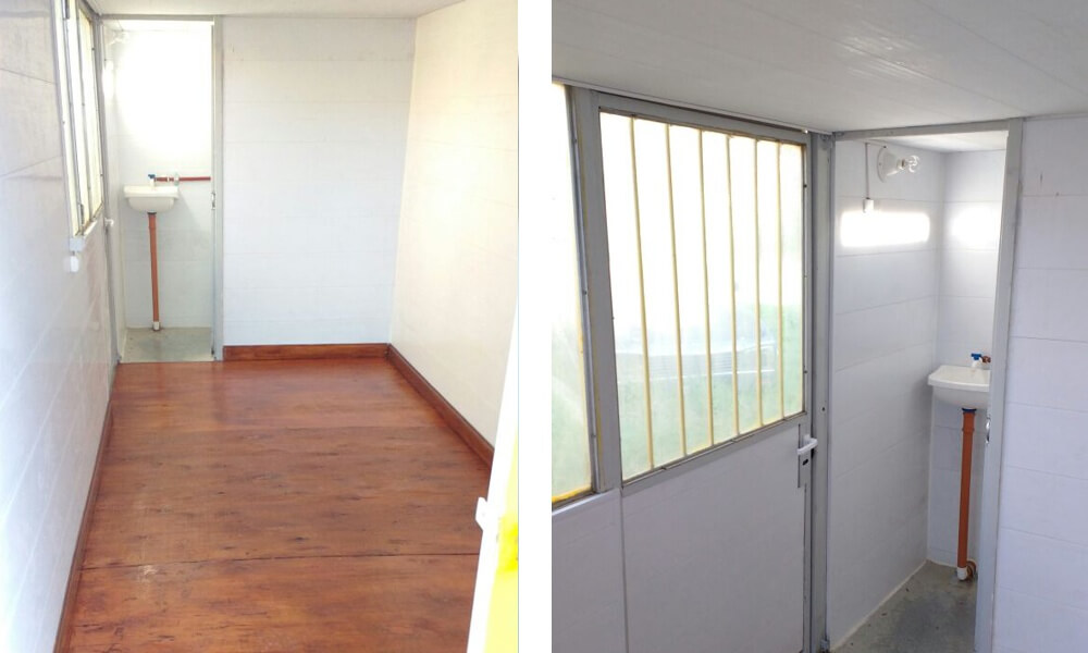 Container obrador habitable con baño