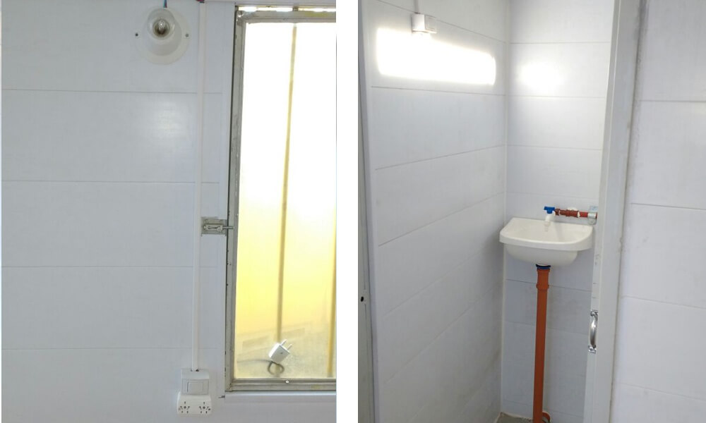 Container obrador habitable con baño